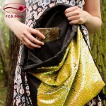Backpack Reversible Sequins Gold